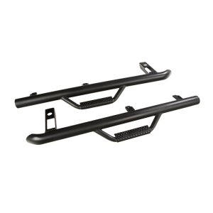 Jeep Wrangler TJ Nerf Bars - Rugged Ridge - Spartan - Textured Black - `97-`06